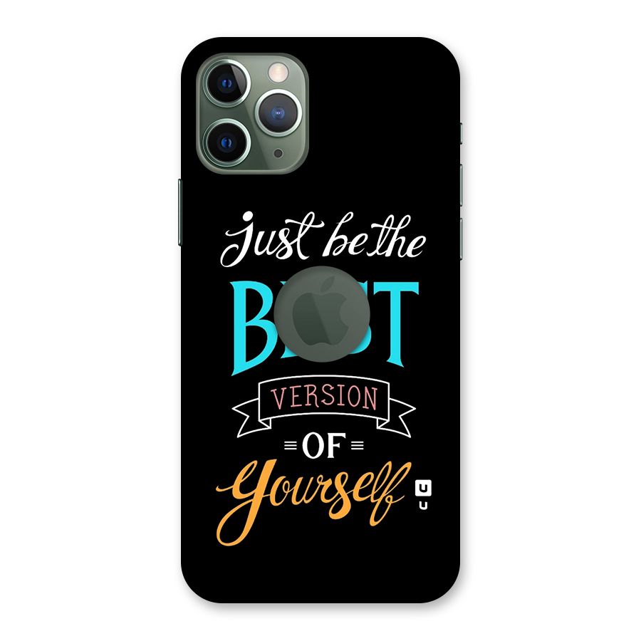 Your Best Version Back Case for iPhone 11 Pro Logo  Cut