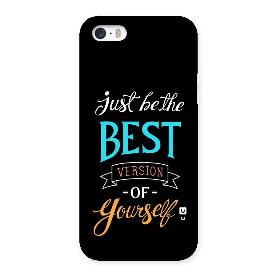 Your Best Version Back Case for iPhone SE 2016