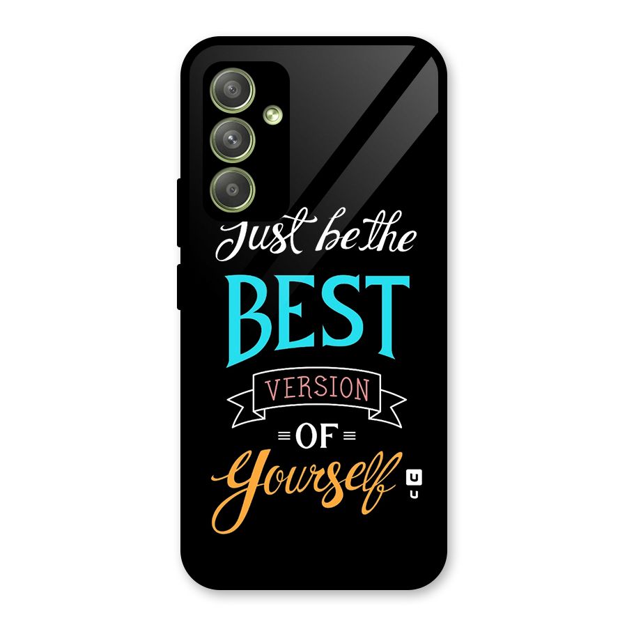 Your Best Version Glass Back Case for Galaxy A54