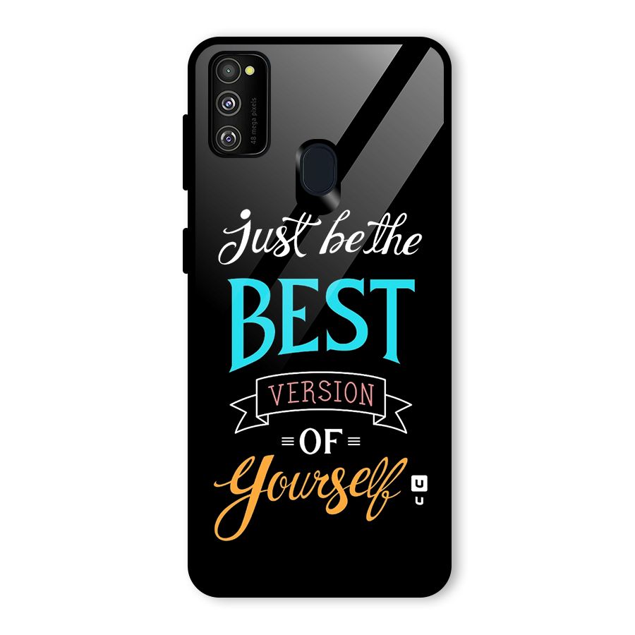 Your Best Version Glass Back Case for Galaxy M30s