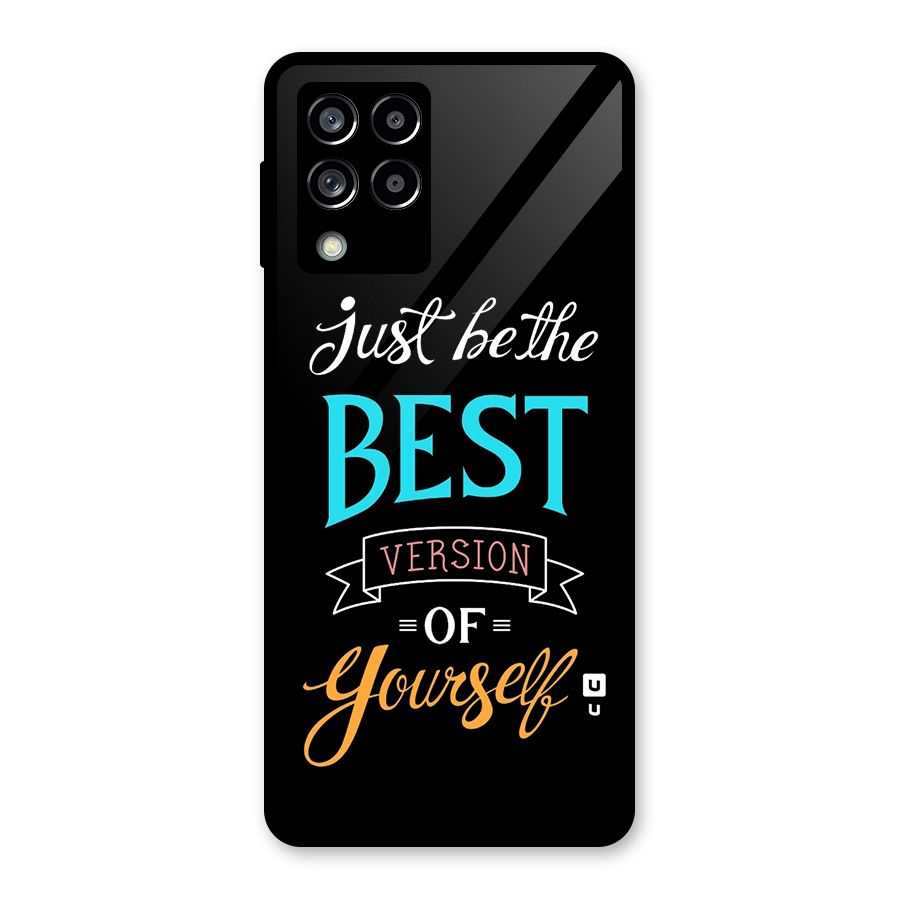 Your Best Version Glass Back Case for Galaxy M53 5G