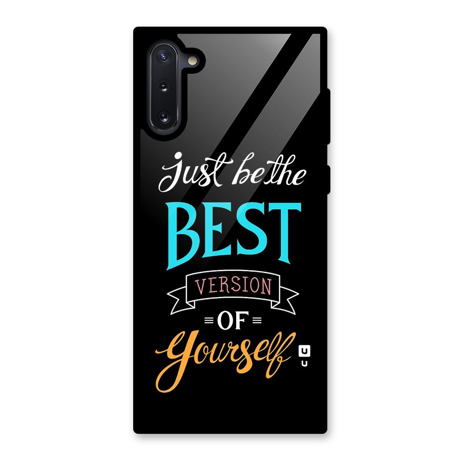 Your Best Version Glass Back Case for Galaxy Note 10