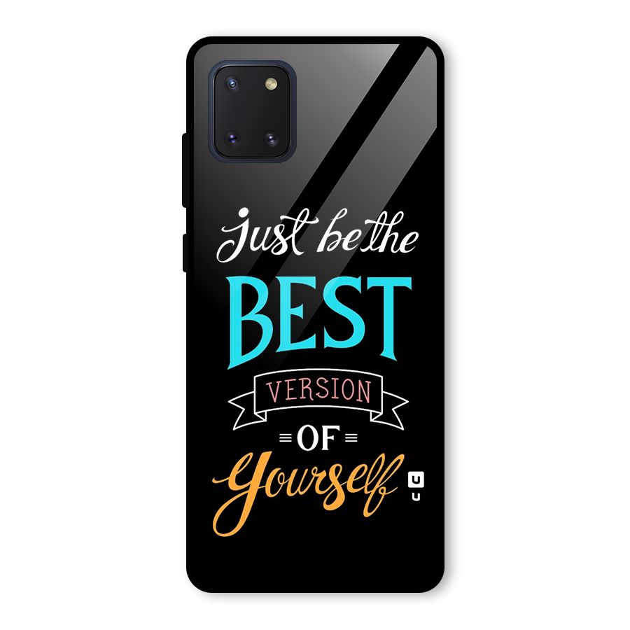 Your Best Version Glass Back Case for Galaxy Note 10 Lite