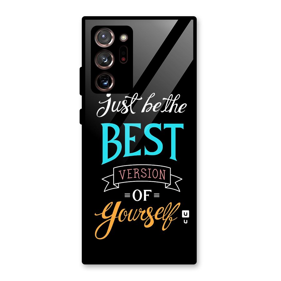 Your Best Version Glass Back Case for Galaxy Note 20 Ultra 5G