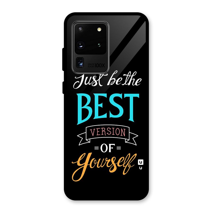 Your Best Version Glass Back Case for Galaxy S20 Ultra