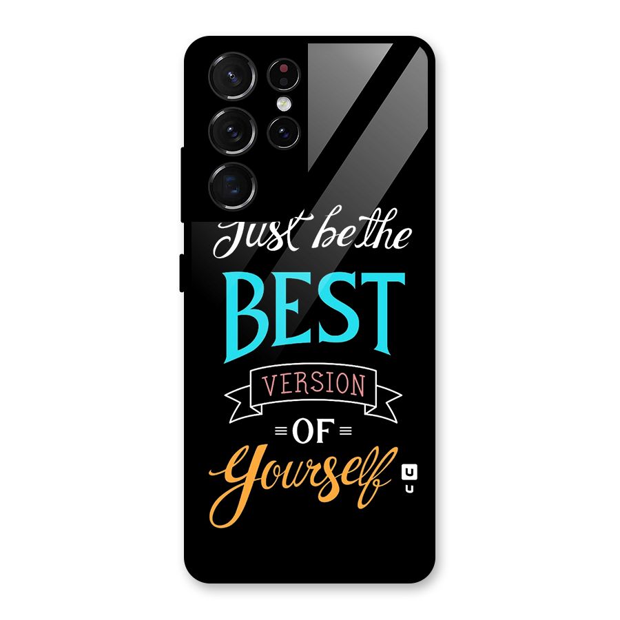 Your Best Version Glass Back Case for Galaxy S21 Ultra 5G