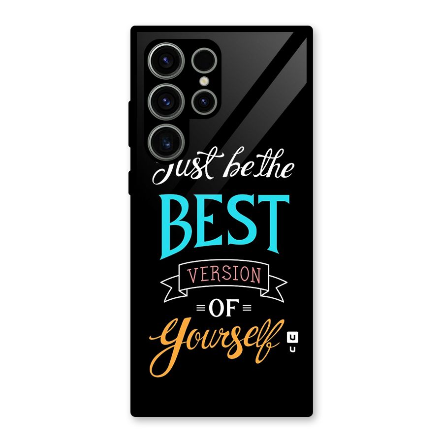 Your Best Version Glass Back Case for Galaxy S23 Ultra