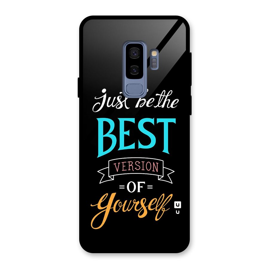 Your Best Version Glass Back Case for Galaxy S9 Plus