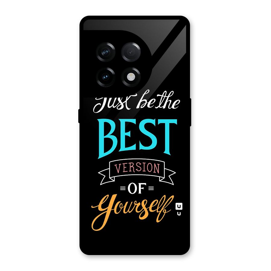 Your Best Version Glass Back Case for OnePlus 11R