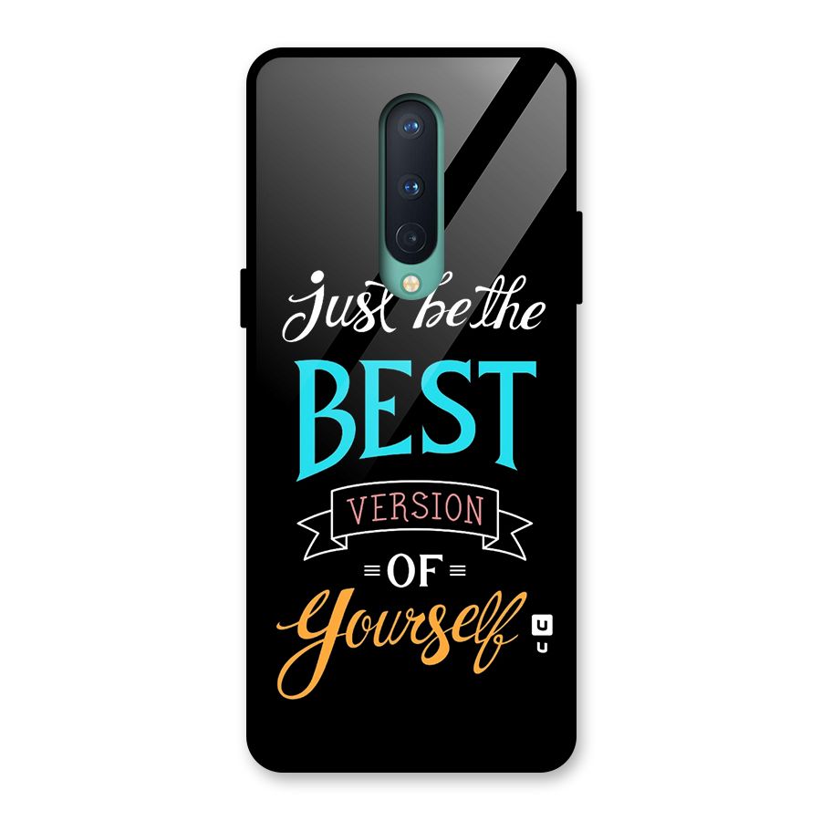 Your Best Version Glass Back Case for OnePlus 8