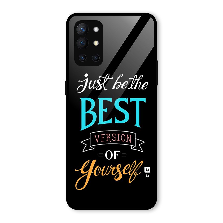 Your Best Version Glass Back Case for OnePlus 9R