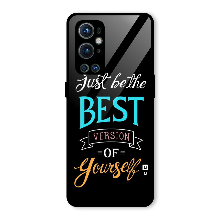 Your Best Version Glass Back Case for OnePlus 9 Pro