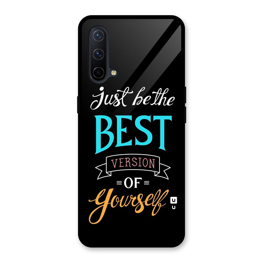 Your Best Version Glass Back Case for OnePlus Nord CE 5G