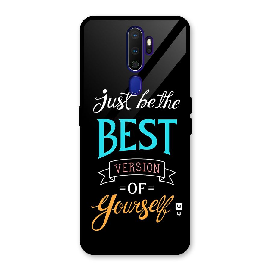 Your Best Version Glass Back Case for Oppo A9 (2020)