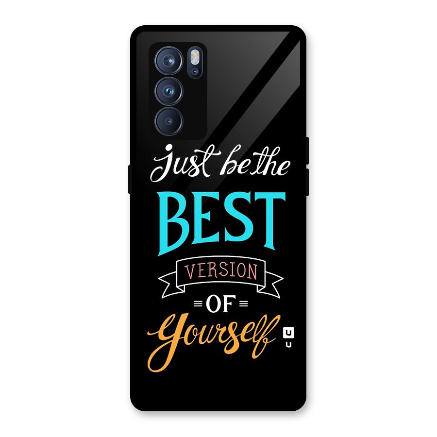 Your Best Version Glass Back Case for Oppo Reno6 Pro 5G