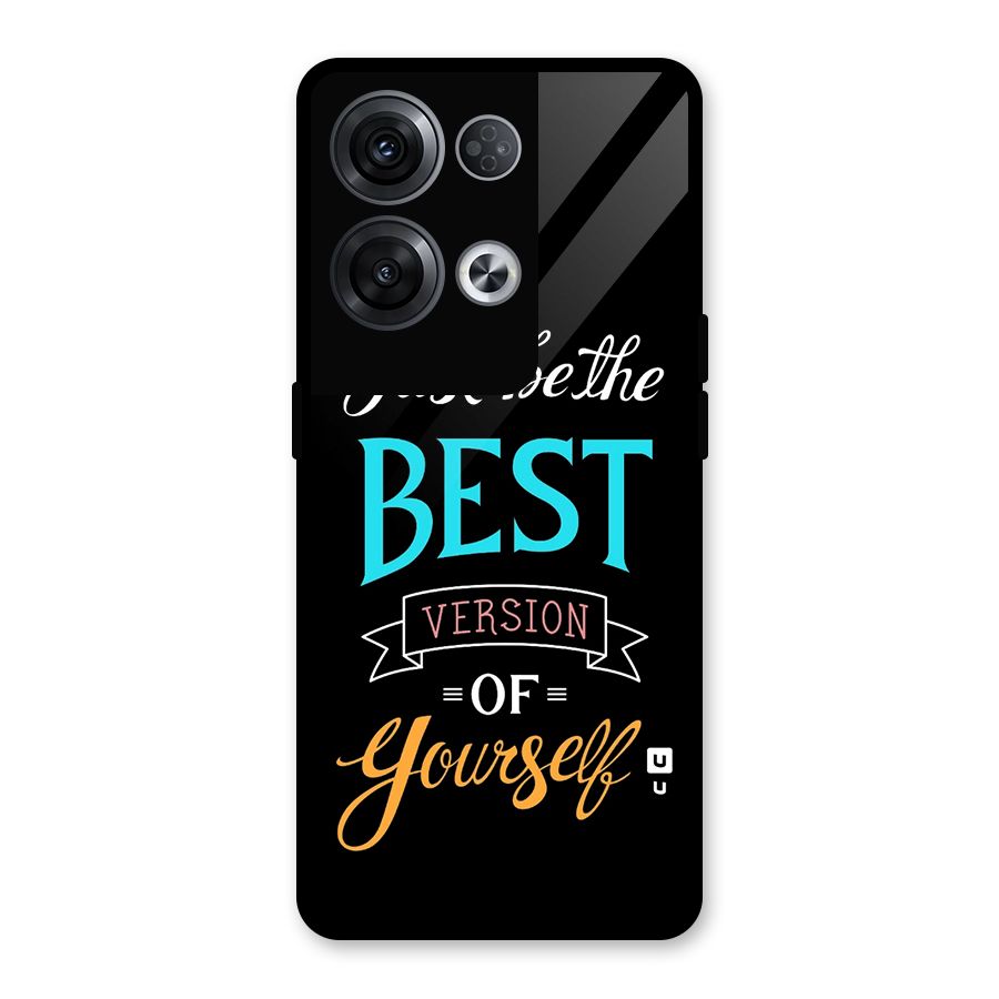 Your Best Version Glass Back Case for Oppo Reno8 Pro 5G
