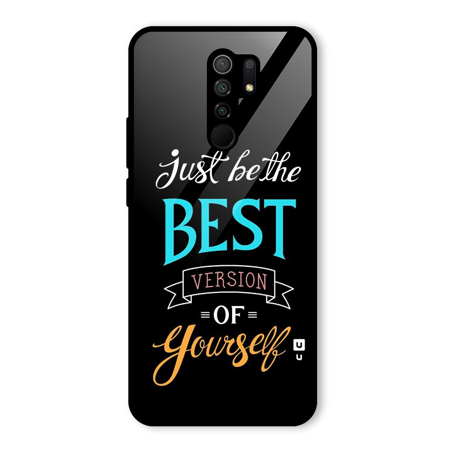 Your Best Version Glass Back Case for Poco M2