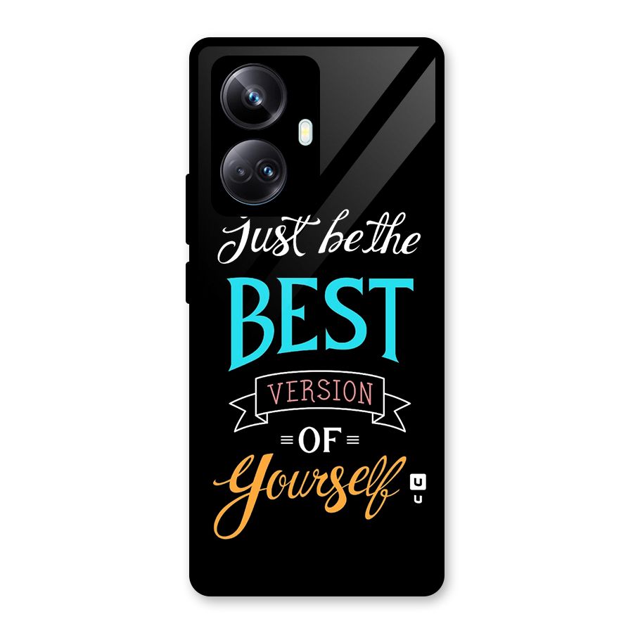 Your Best Version Glass Back Case for Realme 10 Pro Plus