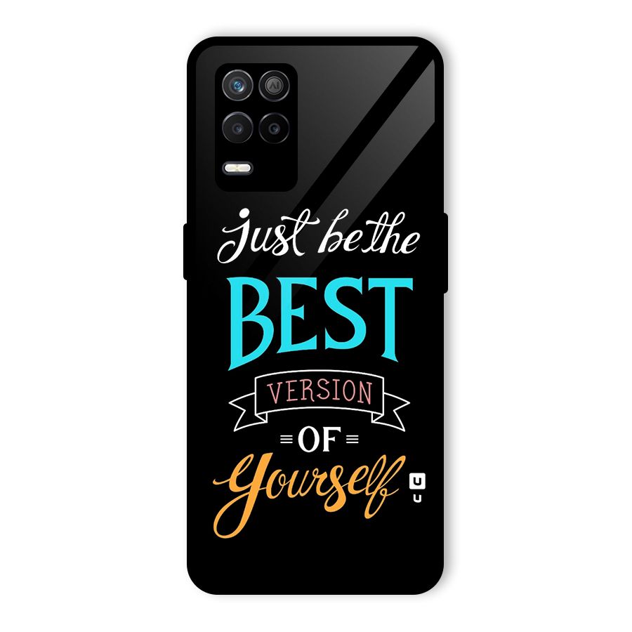 Your Best Version Glass Back Case for Realme 8s 5G