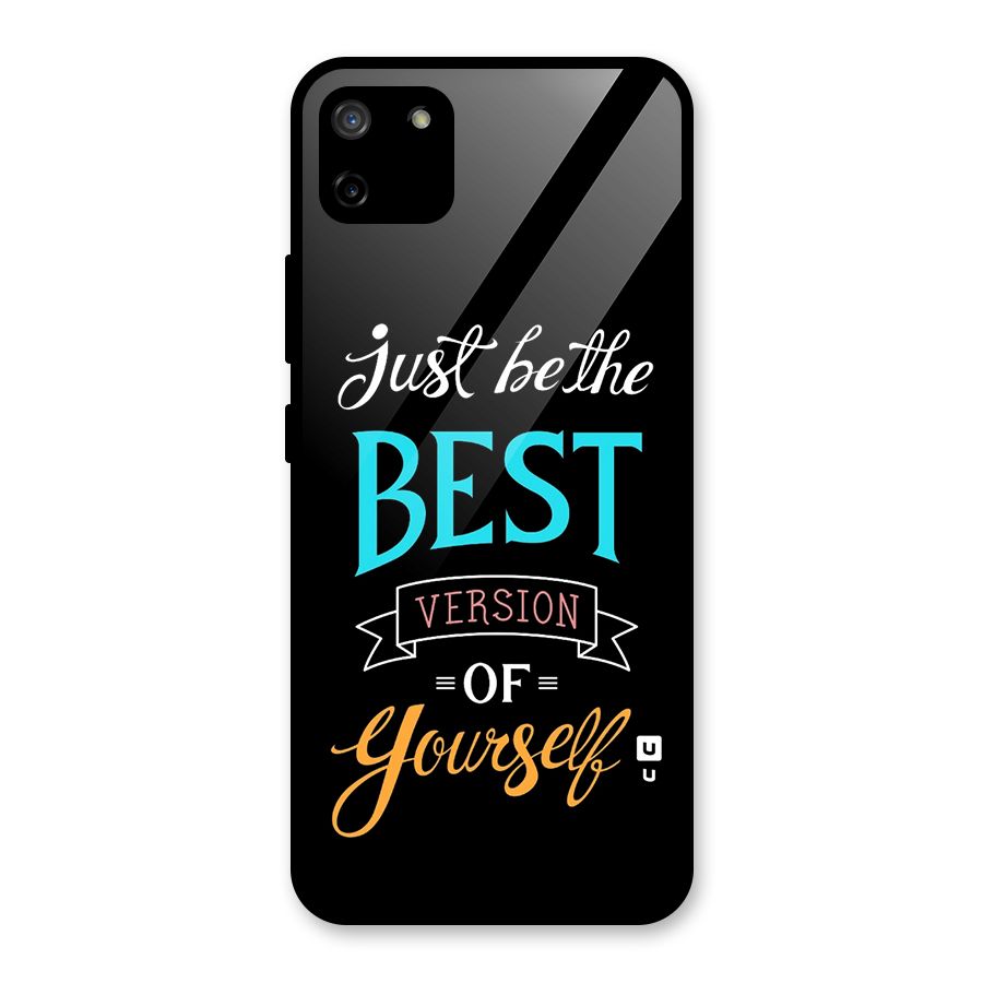 Your Best Version Glass Back Case for Realme C11