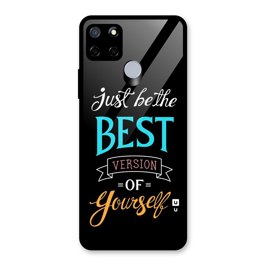 Your Best Version Glass Back Case for Realme C12