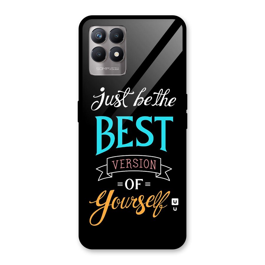 Your Best Version Glass Back Case for Realme Narzo 50