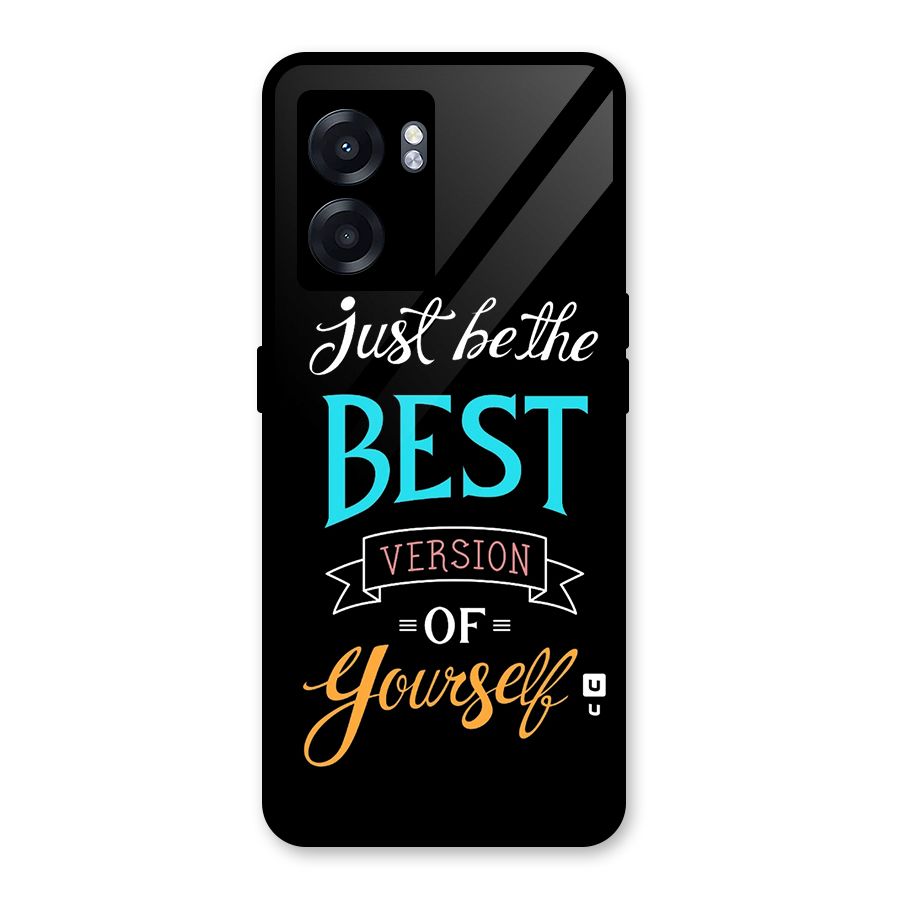 Your Best Version Glass Back Case for Realme Narzo 50 5G