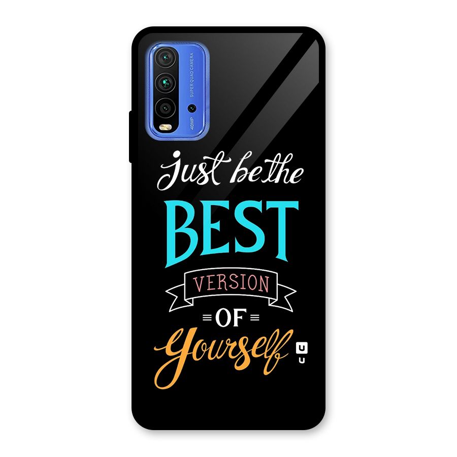 Your Best Version Glass Back Case for Redmi 9 Power