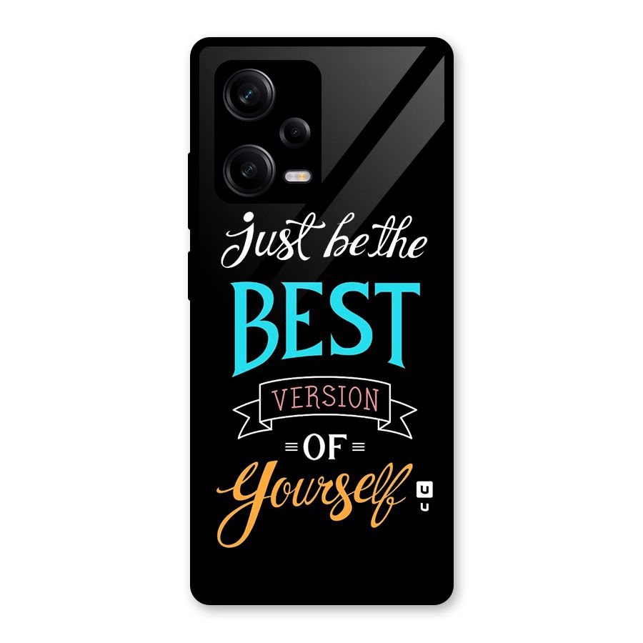 Your Best Version Glass Back Case for Redmi Note 12 Pro