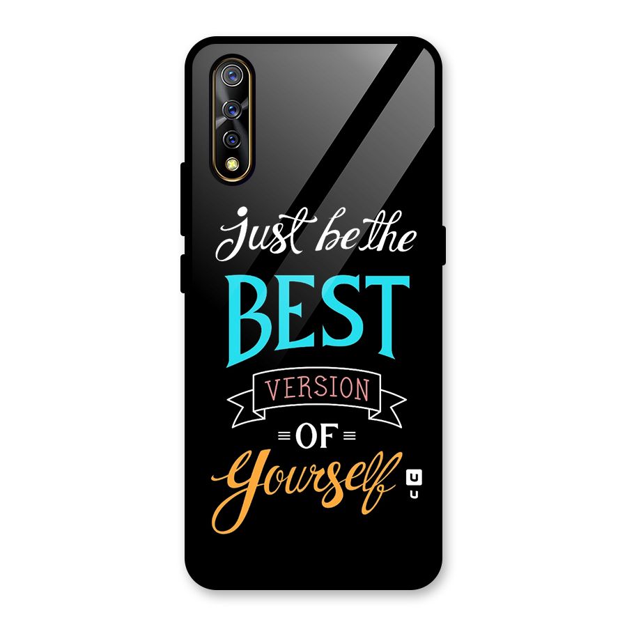 Your Best Version Glass Back Case for Vivo S1