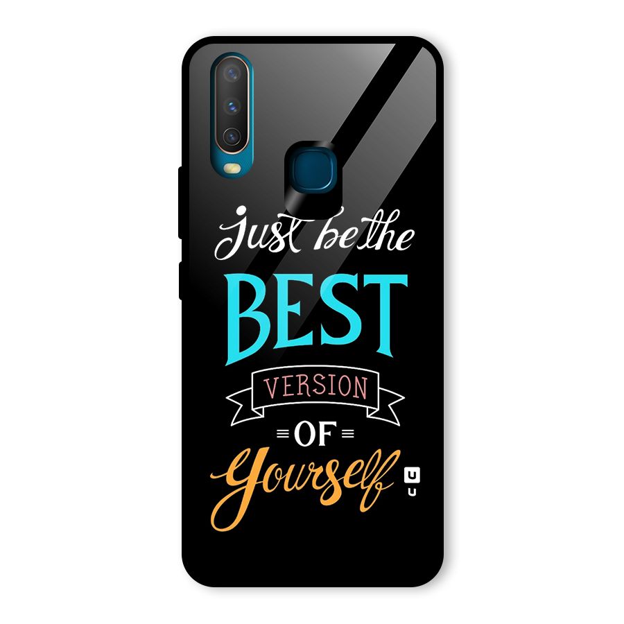 Your Best Version Glass Back Case for Vivo U10