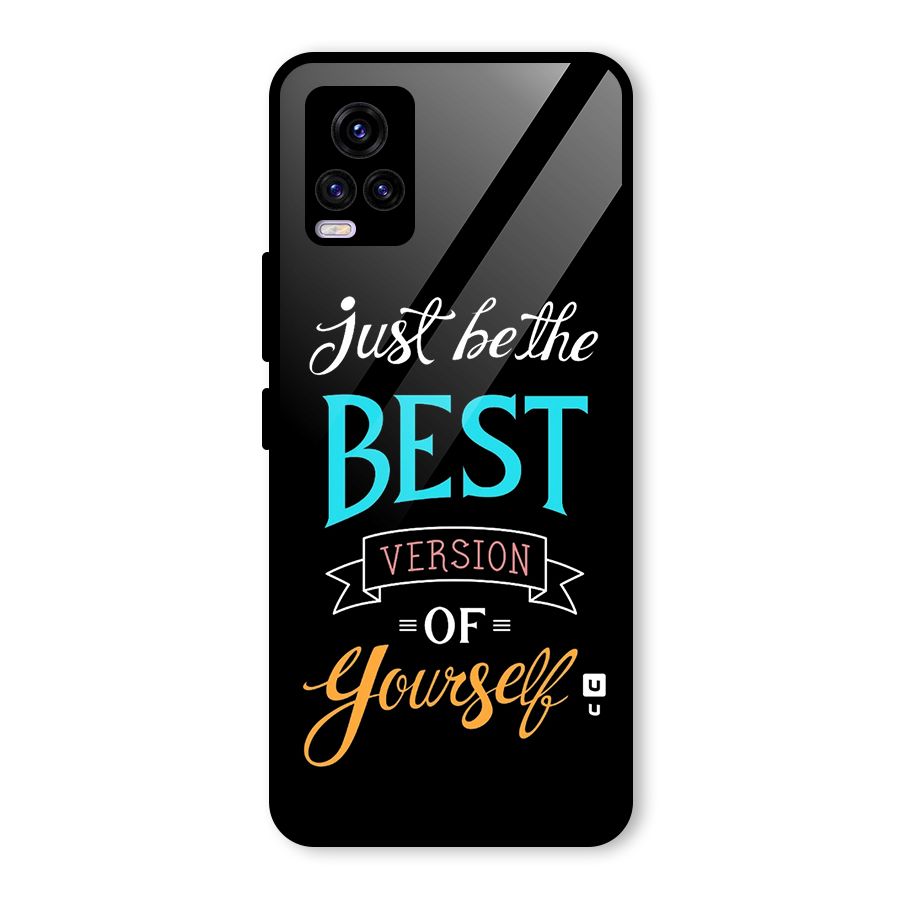 Your Best Version Glass Back Case for Vivo V20