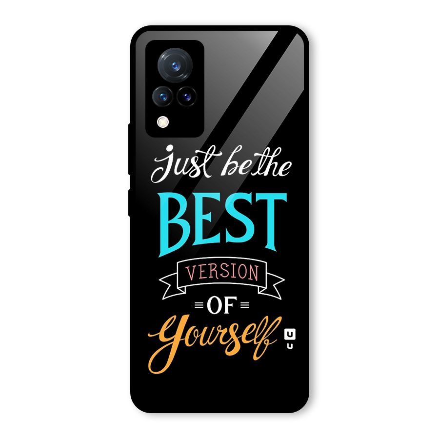 Your Best Version Glass Back Case for Vivo V21 5G