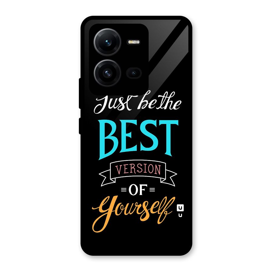 Your Best Version Glass Back Case for Vivo V25