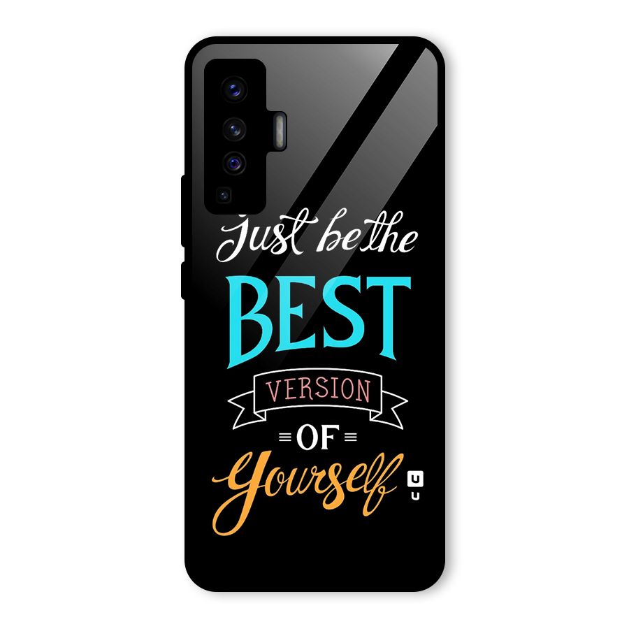 Your Best Version Glass Back Case for Vivo X50