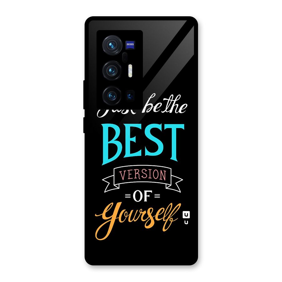 Your Best Version Glass Back Case for Vivo X70 Pro Plus