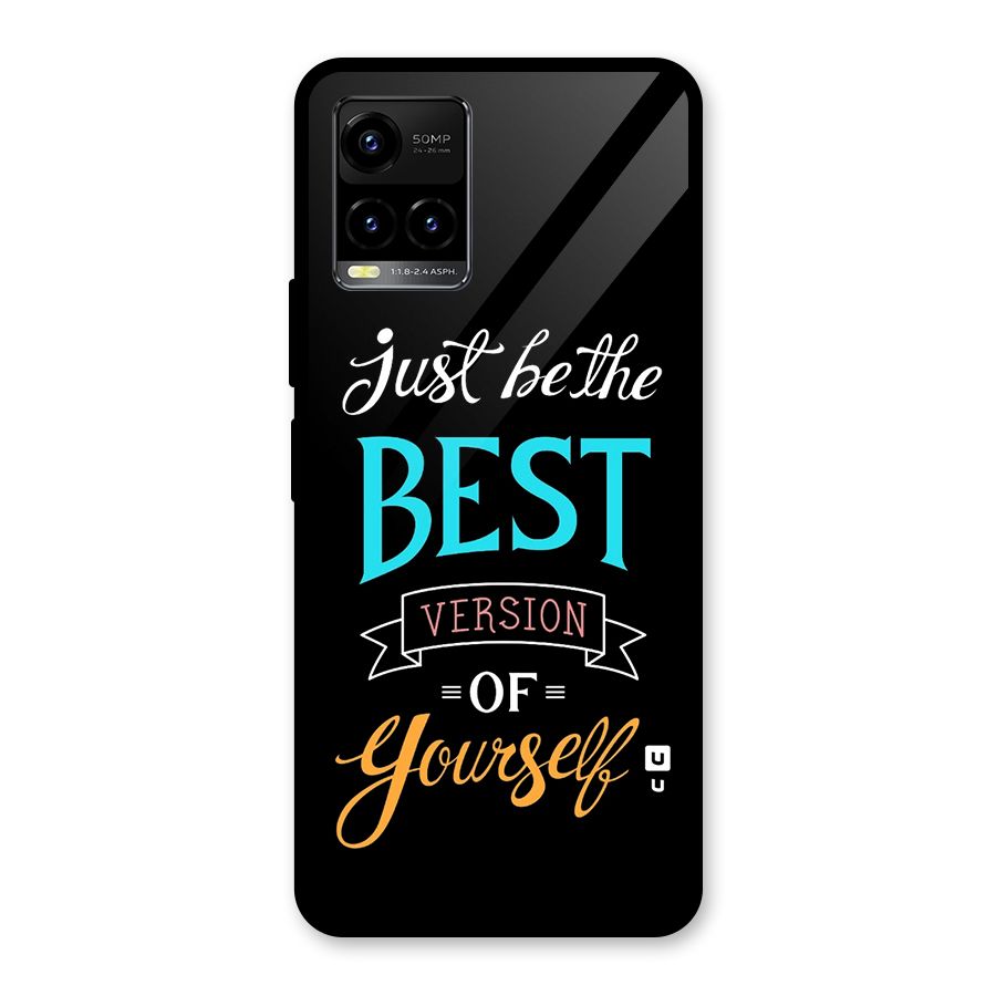 Your Best Version Glass Back Case for Vivo Y21A