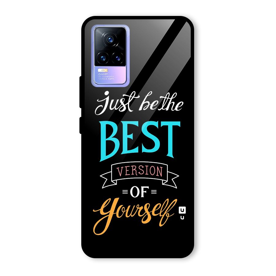 Your Best Version Glass Back Case for Vivo Y73