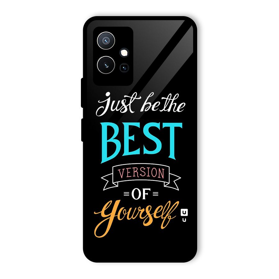 Your Best Version Glass Back Case for Vivo Y75 5G