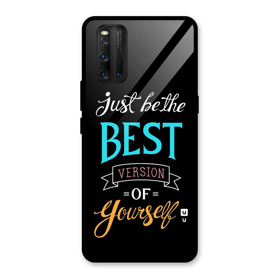 Your Best Version Glass Back Case for Vivo iQOO 3