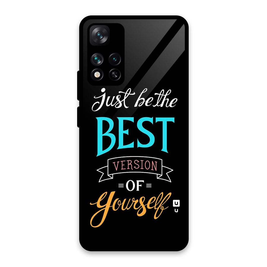 Your Best Version Glass Back Case for Xiaomi 11i HyperCharge 5G