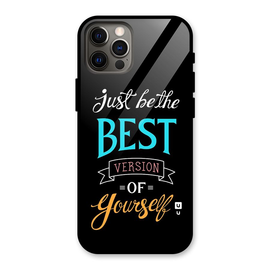 Your Best Version Glass Back Case for iPhone 12 Pro