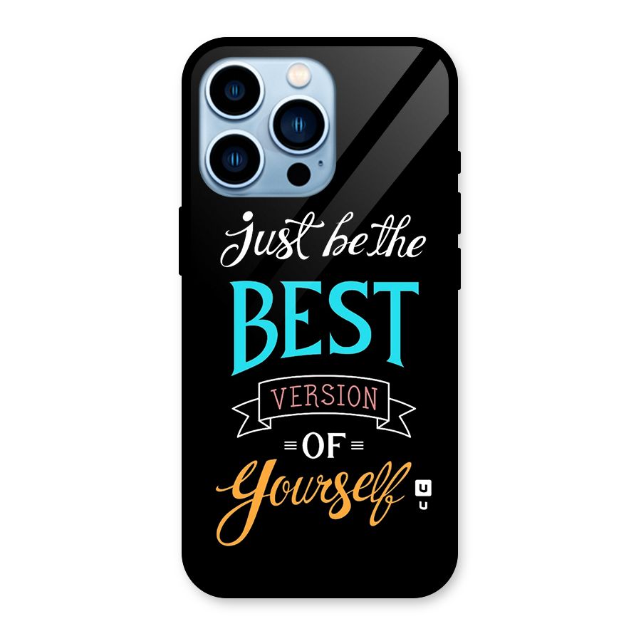 Your Best Version Glass Back Case for iPhone 13 Pro