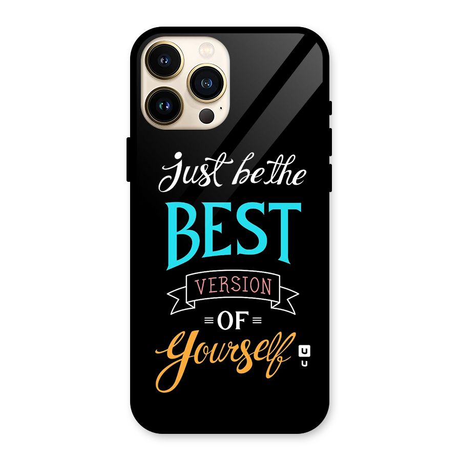 Your Best Version Glass Back Case for iPhone 13 Pro Max