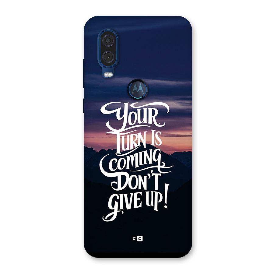 Your Turn Back Case for Motorola One Vision