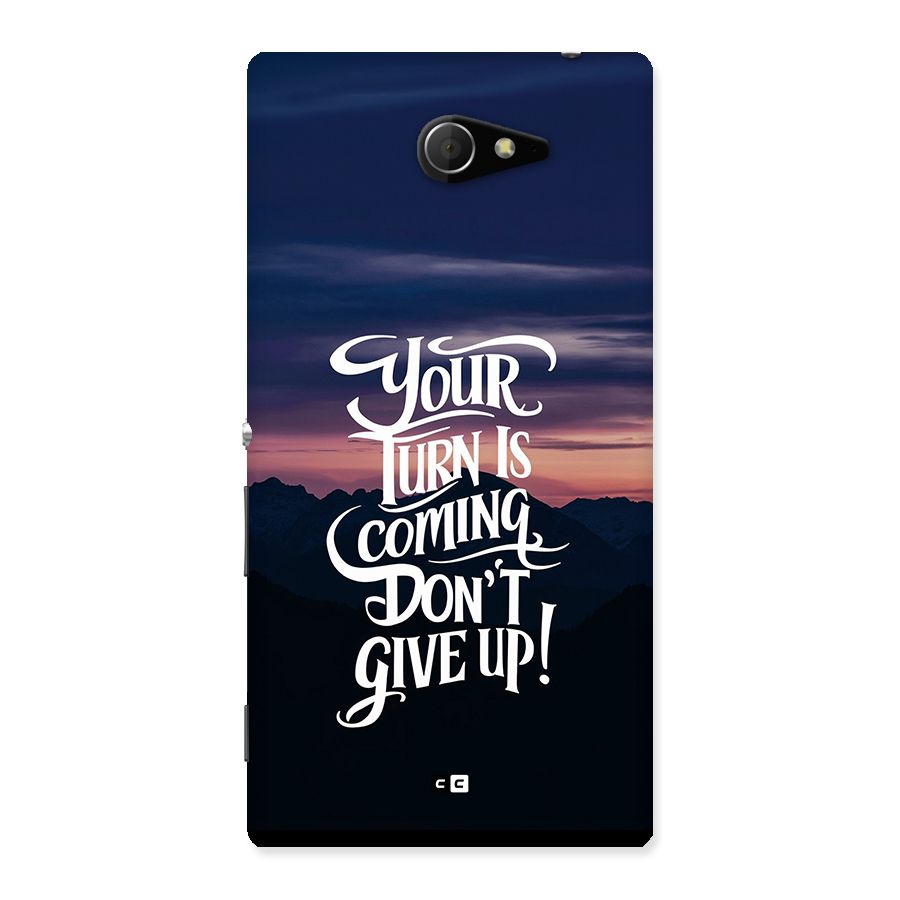 Your Turn Back Case for Xperia M2