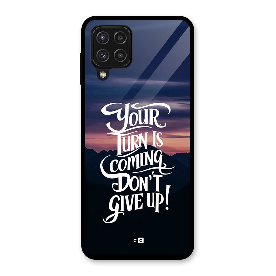 Your Turn Glass Back Case for Galaxy A22 4G