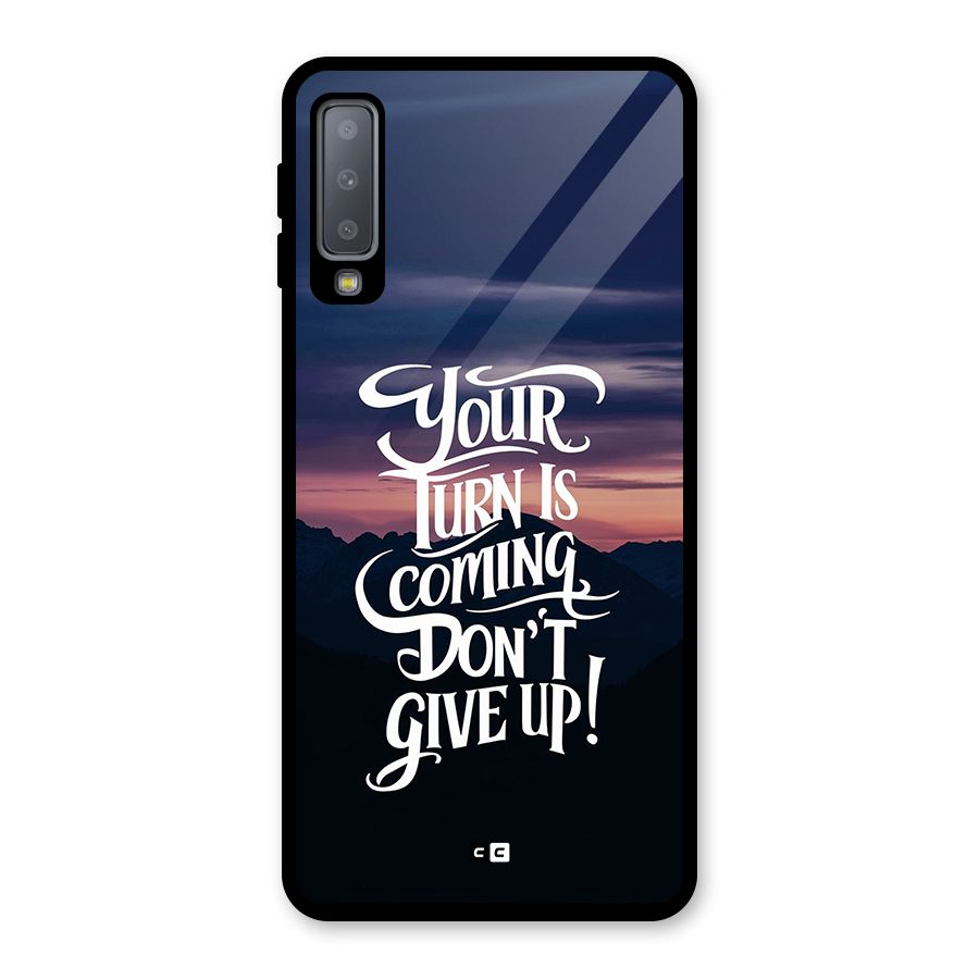 Your Turn Glass Back Case for Galaxy A7 (2018)