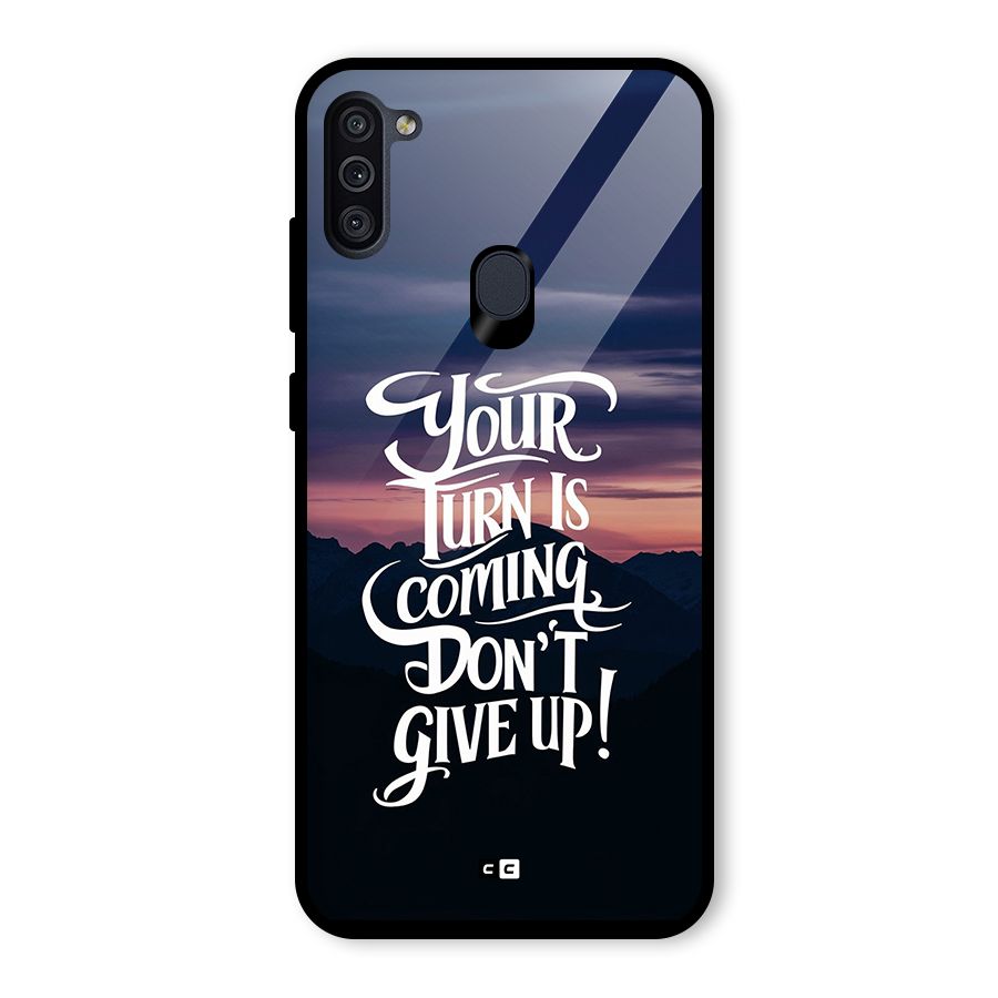 Your Turn Glass Back Case for Galaxy M11