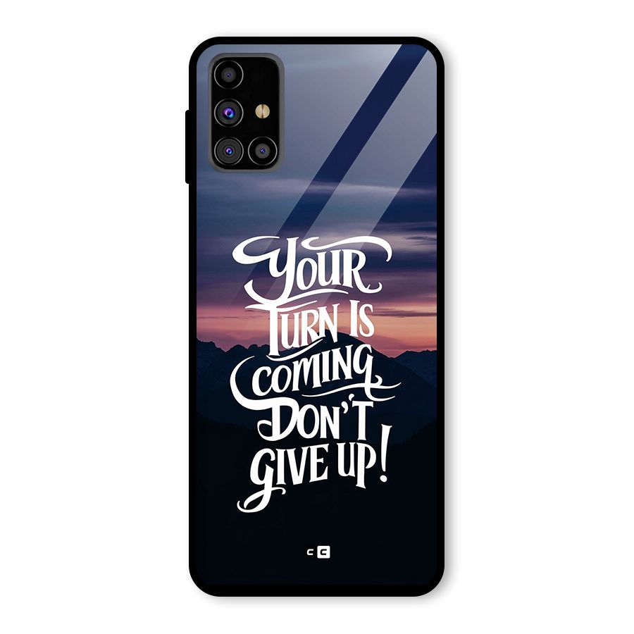 Your Turn Glass Back Case for Galaxy M31s